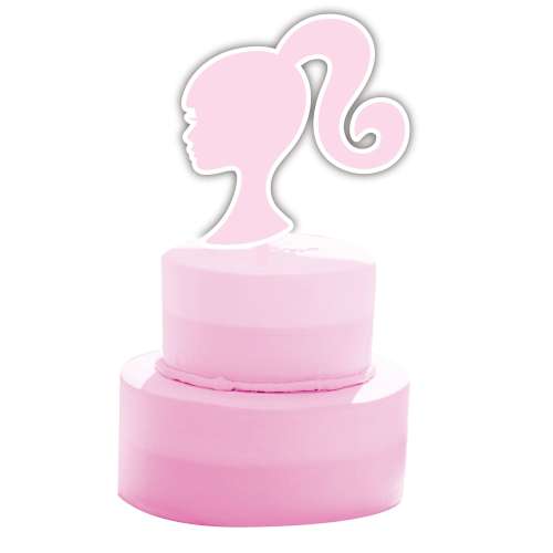 Barbie Acrylic Cake Topper - Click Image to Close